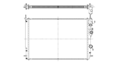 Radiator racire Best Auto Vest 600708A5