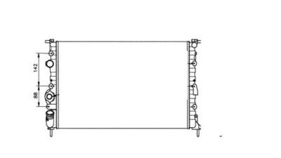Radiator racire Best Auto Vest 600708B4