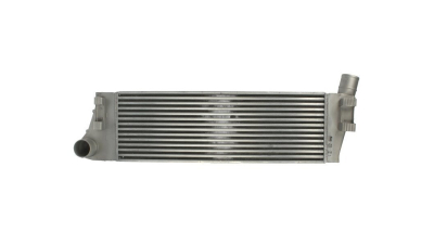Intercooler Renault Megane 2 (M), 05.2005-11.2008, Scenic 2 (JM), 06.2003-11.2008, motor 1.5 dci, 1.9 dci, diesel, cutie manuala, cu/fara AC, aluminiu brazat, 586x187x46 mm, 