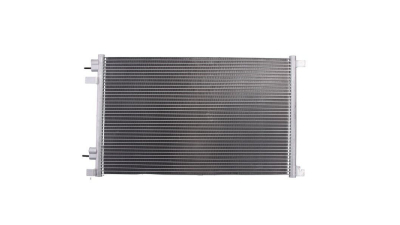 Condensator climatizare Renault Scenic 2 (JM), 06.2003-2009, motor 1.5 dci, 1, 9 dci; diesel, 1.4, 1, 6; 2, 0/2, 0 T benzina, full aluminiu brazat, 640(600)x390x16 mm, fara filtru uscator