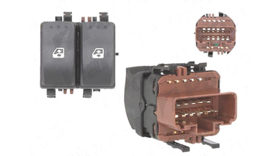 Buton , comutator macara usa Renault Megane 2 (M), 11.2002-10.2008; Scenic (Jm), 06.2003-05.2009 , dublu