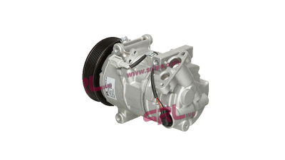 Compresor aer conditionat Renault Megane 3 (Z), 2008-2016, motorizare 1.9 dci, 96kw, diesel; 2.0 TCE, 132/140kw, benzina, rola curea 119 mm, 7 caneluri, de tip Denso: 6SEL14C