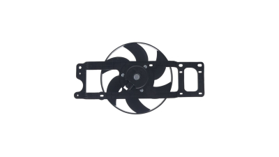 GMV radiator electroventilator Renault Megane 1 (A) 1995-2003 1,4 55kw; 1,6 66kw; 1,4 16v 70kw Benzina, Manual, fara AC, 110W/295mm, plastic, Aftermarket