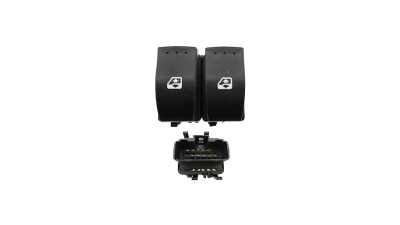 Buton , comutator macara usa Renault Clio 2 (B0/1/2), 09.1998-06.2001; Clio Ii/Storia/Campus (B0/1/2), 07.2001-, dublu