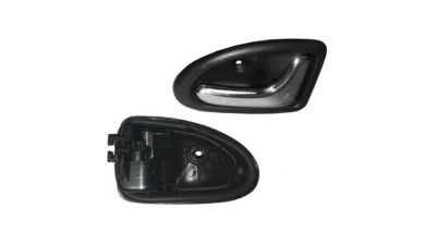 Maner interior deschidere usa Renault Clio 2 1998-2012, Megane 1 1995-2002, Scenic 1 1995-2003 (usa fata/spate dreapta), Trafic 2001-2006/Opel Vivaro 2004-2014 (fata dreapta) clapeta deschidere portiera, cu element crom 8200915599, pentru cablu