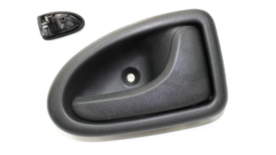 Maner interior deschidere usa Renault Clio 2 1998-2012, Megane 1 1995-2002, Scenic 1 1995-2003; Trafic 2001-2006/Opel Vivaro 2004-2014 (usa fata/spate partea stanga), culoare gri, pentru modele cu tija deschidere clapeta