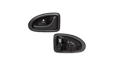 Maner deschidere usa interioara Renault Clio 2 (B0/1/2), 09.1998-2012; Megane (A)/Scenic, 09.1995-2002; Scenic (Ja), 09.1999-06.2003 usa Fata=Spate, partea Dreapta; Trafic, 03.2001-12.2006, usa Fata Dreapta, negru, pt. modele cu  tija de actionare