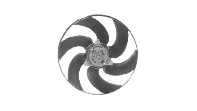 GMV ventilator radiator Renault 19, 1988-1996, motor 1.4, 1.7, 1.8, benzina, cu AC, 260 W; 380 mm; 2 pini, 
