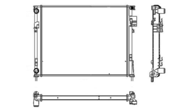 Radiator racire Best Auto Vest 602608-2