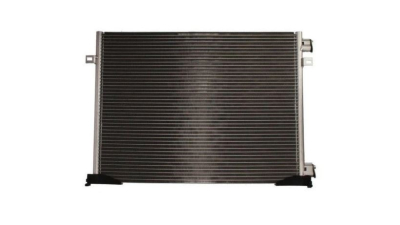 Condensator climatizare Nissan Primastar, 08.2001-08.2006, motor 1.9 dci, 60 kw/74 kw diesel, 2.0, 88 kw benzina, cutie manuala, full aluminiu brazat, 610(570)x440x16 mm, fara filtru uscator