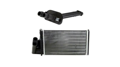 Radiator Incalzire Renault Laguna I, 11.1993-03.2001, diesel, benzina, Behr tip cu tevi, aluminiu mecanic/plastic, 260x158x40 mm, SRLine