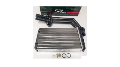 Radiator Incalzire Renault Laguna I, 11.1993-03.2001, motor 2.0, 3.0 V6, benzina, tip Valeo; cu conducte, aluminiu mecanic/plastic, 260x157x42 mm, SRLine