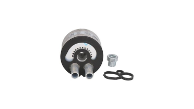 Radiator racire ulei motor, termoflot Renault Laguna, 2001-2007 motor 1.6; 2, 0/2.0 T, 3.0 V6 benzina, 1, 9; 2.0; 2.2 dci diesel, 90x90x50 mm, garnituri incluse, din aluminiu