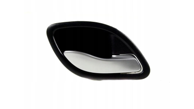 Maner interior deschidere usa Renault Laguna 2 2001-2007, usa Fata/Spate partea dreapta, suport negru, maner cromat 8200000724