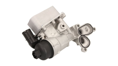 Radiator racire ulei motor, termoflot Opel Vivaro, 06.2006-2014, motor 2.0 CDTI, 66/84 kw, diesel, 140x70x55 mm, cu filtru ulei si carcasa, din aluminiu