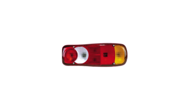 Stop, lampa spate DAF LF, Fiat DUCATO (250), Nissan CANTER, CABSTAR, Opel MOVANO, Renault MASCOTT, MASTER (D), MAXITY, MIDLUM, PREMIUM, Volvo FE/FL, 2006-, DEPO, dreapta, fara lampa nr. cu Catadioptru reflectorizant; 349 x 130 x 115 mm; tip bec P21W+R10W