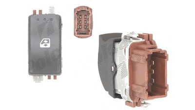 Buton , comutator macara usa Renault Master, 07.1998-01.2010, 1 buton