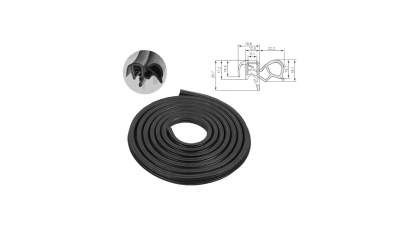 Cheder usa fata/spate Peugeot 207 05.2006-12.2013; 3008, 09.2013-2020; 5008, 09.2013-04.2017; cu armatura metalica, 6 metri in pachet