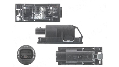 Lampa numar Smart Fortwo (W453), 11.2014-; Forfour (W453), 11.2014-, spate, Stanga = Dreapta, W5W, DEPO