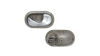 Maner deschidere usa interioara Nissan Nv400, 11.2010-, Opel Movano, 01.2010-, Renault Master, 01.2010-10.2014, Scenic (Jm), 06.2003-05.2009, Fata partea Dreapta, bej; maner cromat, Aftermarket