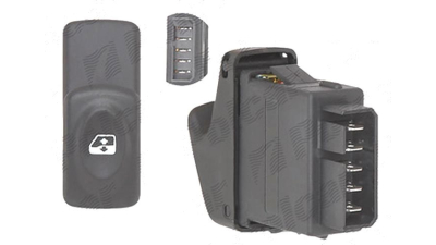 Buton , comutator macara usa Renault Clio Ii, 09.1998-06.2001, Clio Ii/Storia/Campus, 07.2001-, Kangoo, 03.1998-01.2008, Megane/Scenic, 1995-09.1999; Megane 09.1999-11.2002; Scenic (Ja), 09.1999-06.2003, 1 buton