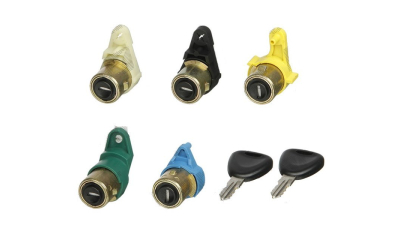 Set yale inchidere Renault Kangoo (Kc/Fc), 03.1998-01.2008 cu chei, cu 3 butuci blocare usa, cu yala portbagaj si buson combustibil