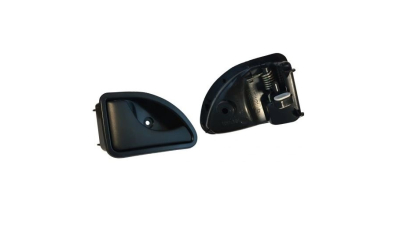 Maner deschidere usa interioara Renault Kangoo (Kc/Fc), 03.1998-2008, Twingo 1 (C06), 04.1993-12.1998, Fata partea Stanga, negru, Aftermarket