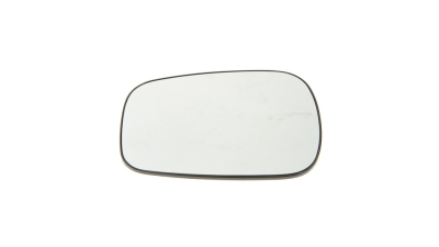 Geam oglinda exterioara cu suport fixare Nissan Kubistar (X76), 08.2003-, Renault Kangoo (Kc/Fc), 07.2001-01.2008, Scenic (Ja), 09.1999-06.2003, Model Rx4, partea Stanga=Dreapta, sticla asferica; geam cromat, Aftermarket