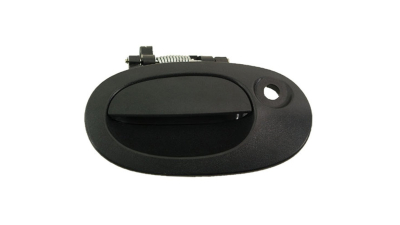 Maner exterior deschidere usa Nissan Kubistar (X76) 08.2003-, Spate, negru/cu textura, cu gaura pentru butuc cheie, pentru modelul cu usa haion cu deschidere pe verticala, 8200153668,