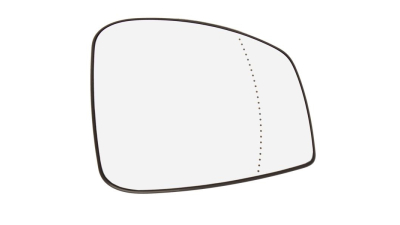 Geam oglinda exterioara cu suport fixare Renault Scenic (Jz), 05.2009-11.2016, partea Dreapta, incalzit; sticla convexa, Aftermarket
