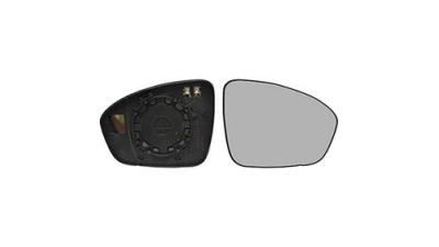Geam oglinda exterioara cu suport fixare Renault Megane, 03.2016-; Talisman, 01.2016-, Dreapta, incalzita; geam asferic; cromat, View Max