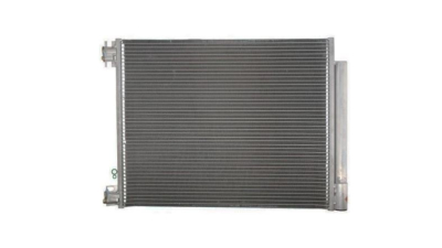 Condensator climatizare Renault Megane IV, 11.2015-, motor 1.2 TCE, 74 kw/97 kw; 1.6 TCE, 151 kw benzina, full aluminiu brazat, 565 (535)x440x12 mm, cu uscator si filtru integrat