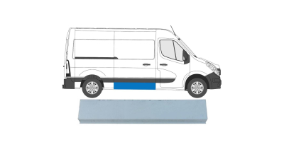 Panou de reparatie usa Opel Movano, 01.2010-, Dreapta, Aftermarket