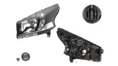 Far Opel Vivaro, 08.2014-, fata, Stanga, cu LED daytime running light; H4+PY21W; electric; fara motoras;
