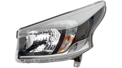 Far Opel Vivaro, 08.2014-, fata, Dreapta, cu LED daytime running light; H4+PY21W; electric; fara motoras;