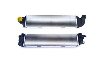 Intercooler Renault Trafic, 06.2014-, motor 1.6 dci, diesel, cu/fara AC, aluminiu brazat/plastic, 650x157x64 mm, Behr/Hella, 