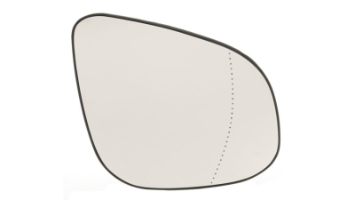 Geam oglinda exterioara cu suport fixare Mercedes Citan (W415), 11.2012, Renault Kangoo (W), 03.2013-, partea Dreapta, incalzit; sticla asferica; geam cromat, Aftermarket