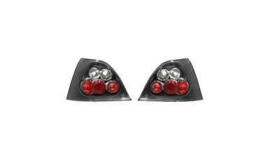 Set stopuri tuning ROVER/MG 200 (RF), 11.1995-03.2000, Taiwan, partea stanga+dreapta, negru, transparent; cu locas bec;