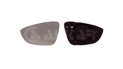 Geam oglinda stanga convexa Alkar 6431133 Vw Eos (1F7, 1F8) Jetta Iv (162) Passat (362) Passat Alltrack (365) Passat Cc (357) Passat Variant (365) Scirocco (