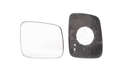 Geam oglinda stanga Alkar 6431986 Vw Transporter T4 1990-2003 cu incalzire, plana,.701857521A