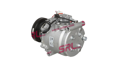 Compresor aer conditionat Saab 9-3, 1998-2002, motorizare 2.0/2.0 T, 2.3/2.3 T, benzina; 2.2 TiD, diesel, rola curea 100 mm, 6 caneluri, tip Sanden: TRS105