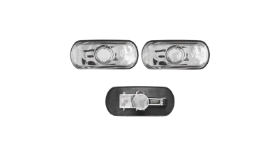 Set lampa semnalizare aripa Saab 9.5 09.1997-12.2005, Saab 9.3 1998-2003; Saab 900, 1993-1998; Saab 9000 1985-1998; partea Dreapta+Stanga, fara suport bec