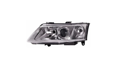 Far Saab 9.3 (YS3F) 09.2002-09.2007 TYC partea Dreapta, tip bec H7+H7 cu motoras