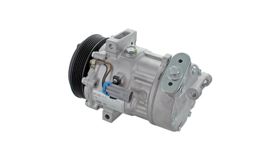 Compresor aer conditionat Saab 9-3, 2007-2013, motorizare 1.9 TTiD, 96kw/118kw/132kw, Cadillac BLS, 2006-2009, 1.9 D, 132kw, diesel, rola curea 120 mm, 6 caneluri, tip Sanden: SD7V16