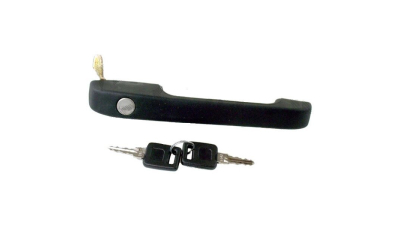 Maner usa exterior Seat Ibiza (021a), 1989-04.1993, cu cheie, si butuc yala, SE 021.521.601B, usa fata partea Stanga
