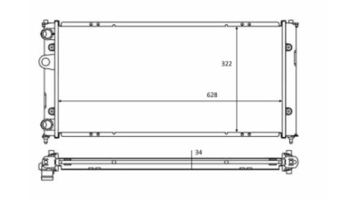 Radiator racire Best Auto Vest 671308-5