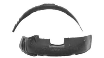 Carenaj roata Seat Ibiza/Cordoba, 1996-08.1999, Inca 1996-08.1999, Vw Polo (6kv) Classic/Combi, 1996-08.1999, Caddy 2 1996-08.1999, partea Dreapta, Fata, 6K0809962C, 6713FP2Q polietilena