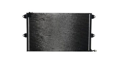 Condensator climatizare Seat Cordoba (6K), 02.1993-05.1999, Ibiza (6K), 02.1993-08.1999, motor 1.9 D/TD/TDI; 1, 9 SDI diesel, cutie manuala, full aluminiu brazat, 605 (570)x370x16 mm, fara filtru uscator