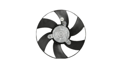 GMV ventilator radiator VW Polo CLASSIC/Variant (Kombi), 1996-2001, motor 1.4, 1.6 benzina, 1.7 SDI, 1.9 SDI, diesel, cu AC, 250 W; 300 mm; 2 pini, tip Valeo