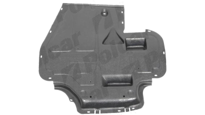 Scut motor Seat Ibiza/Cordoba, 07.1999-02.2002, Polo 6KV Classic SEDAN 1999-2003, Fata, 6KO825235, 6714346Q, polietilena, fara partea laterala